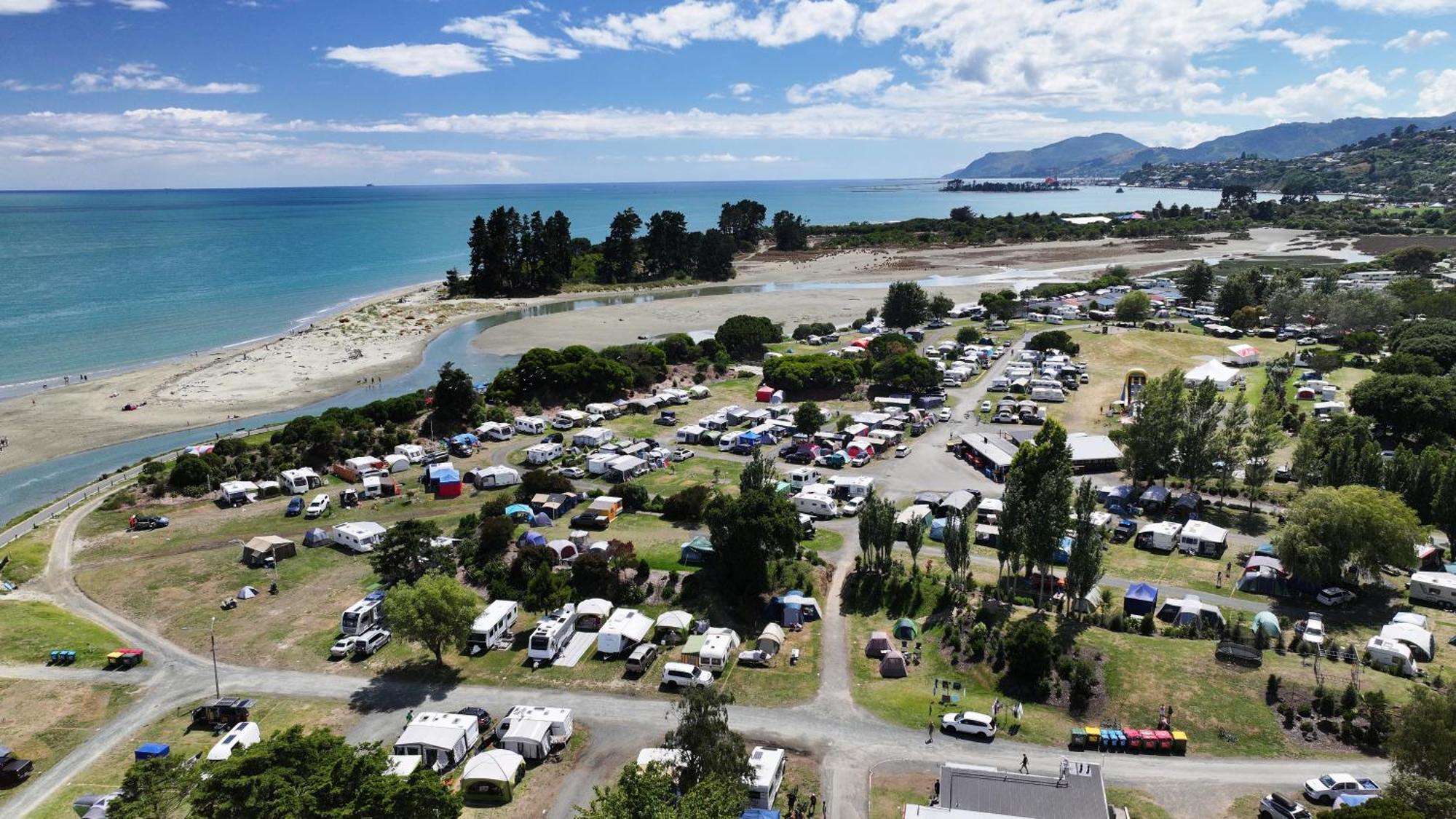 Tahuna Beach Holiday Park Nelson Buitenkant foto